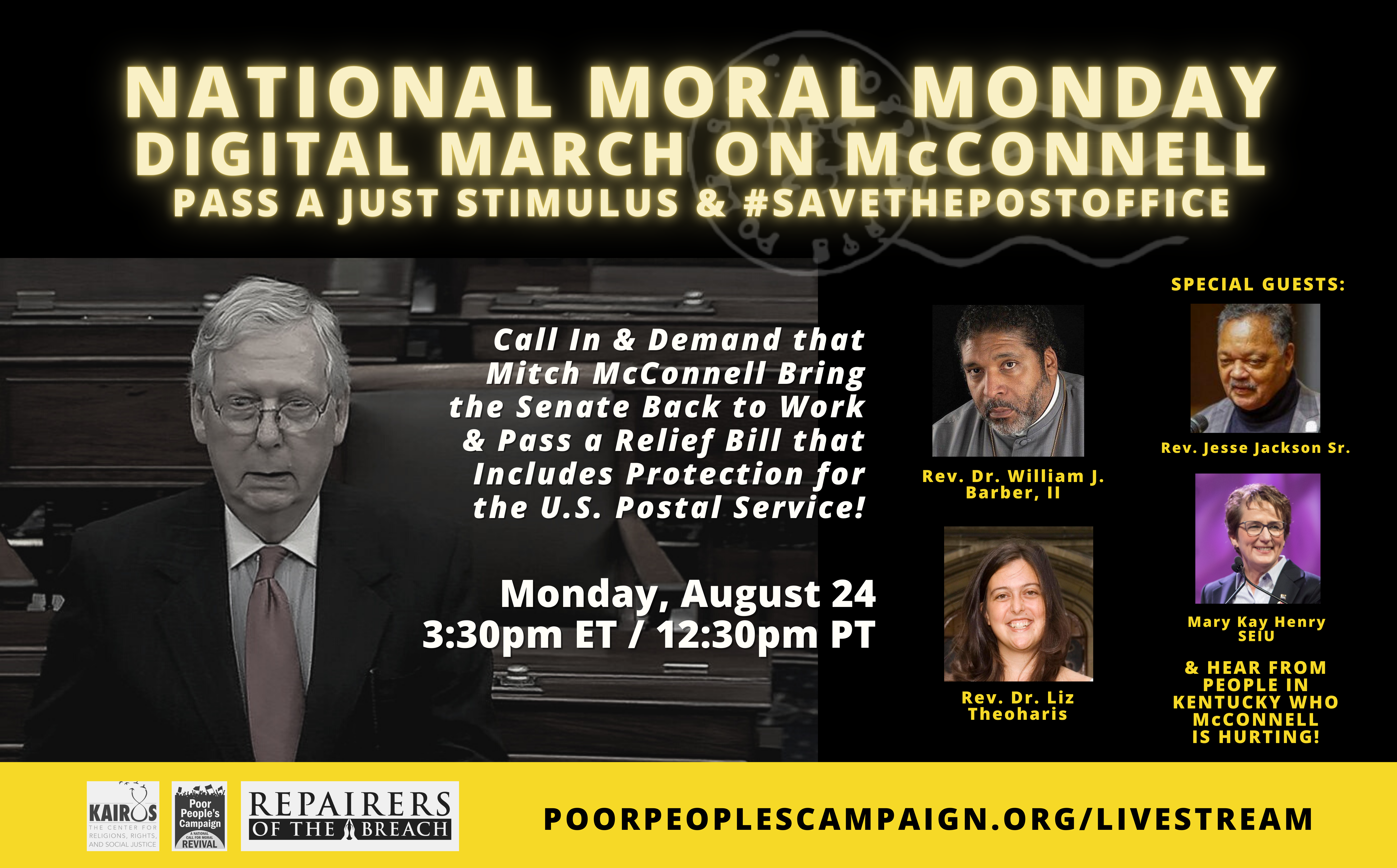 National Moral Monday Digital March on McConnell Poor People's Campaign