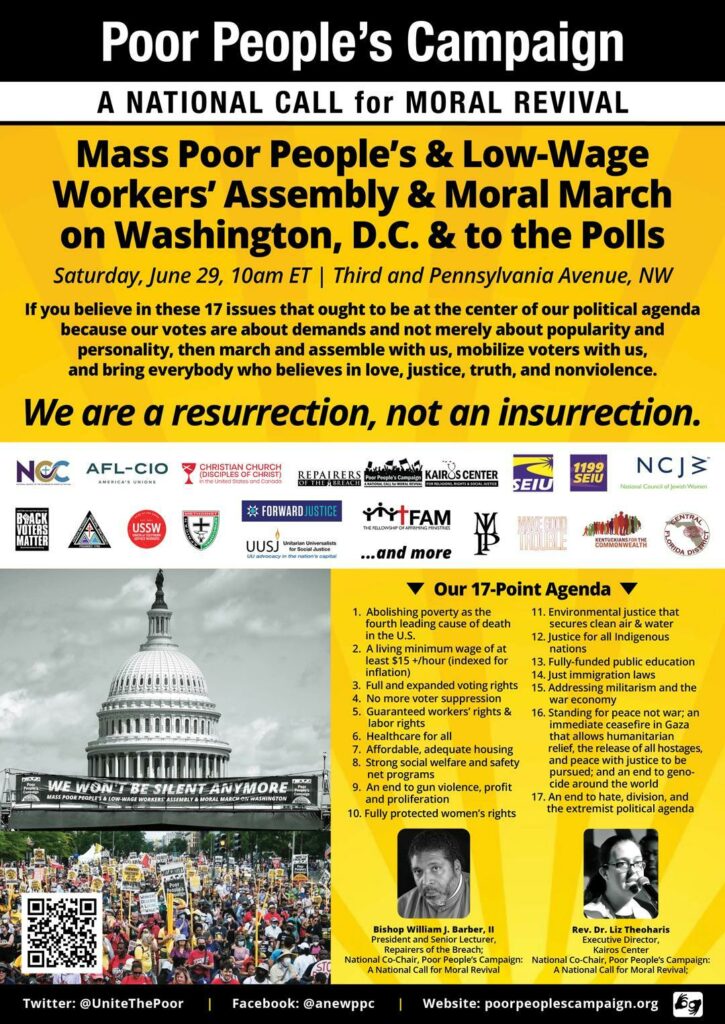 Poster for June 29th Event in Washington, D.C.